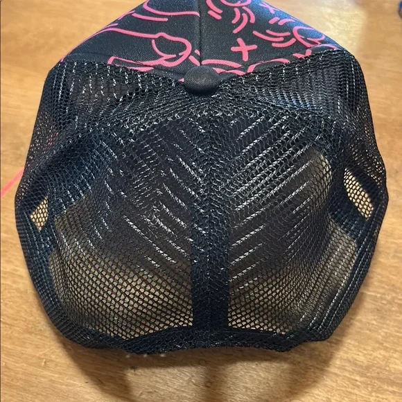 Andrew Christian Black and Pink Hat - Picture 3 of 3